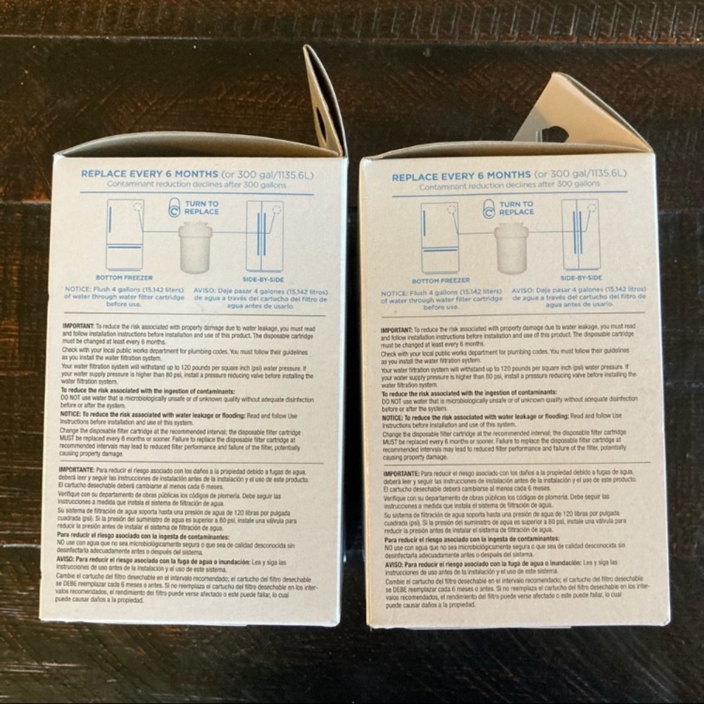 2 Ice & Water Filters Everydrop Value Refrigerator Filter G1 New Old Stock - Picture 2 of 11